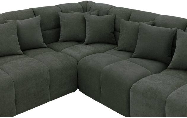 Goossens excellent hoekbank kubus groen stof - 8252752-goossens-excellent-kubus-bank-stof-groen-05 2